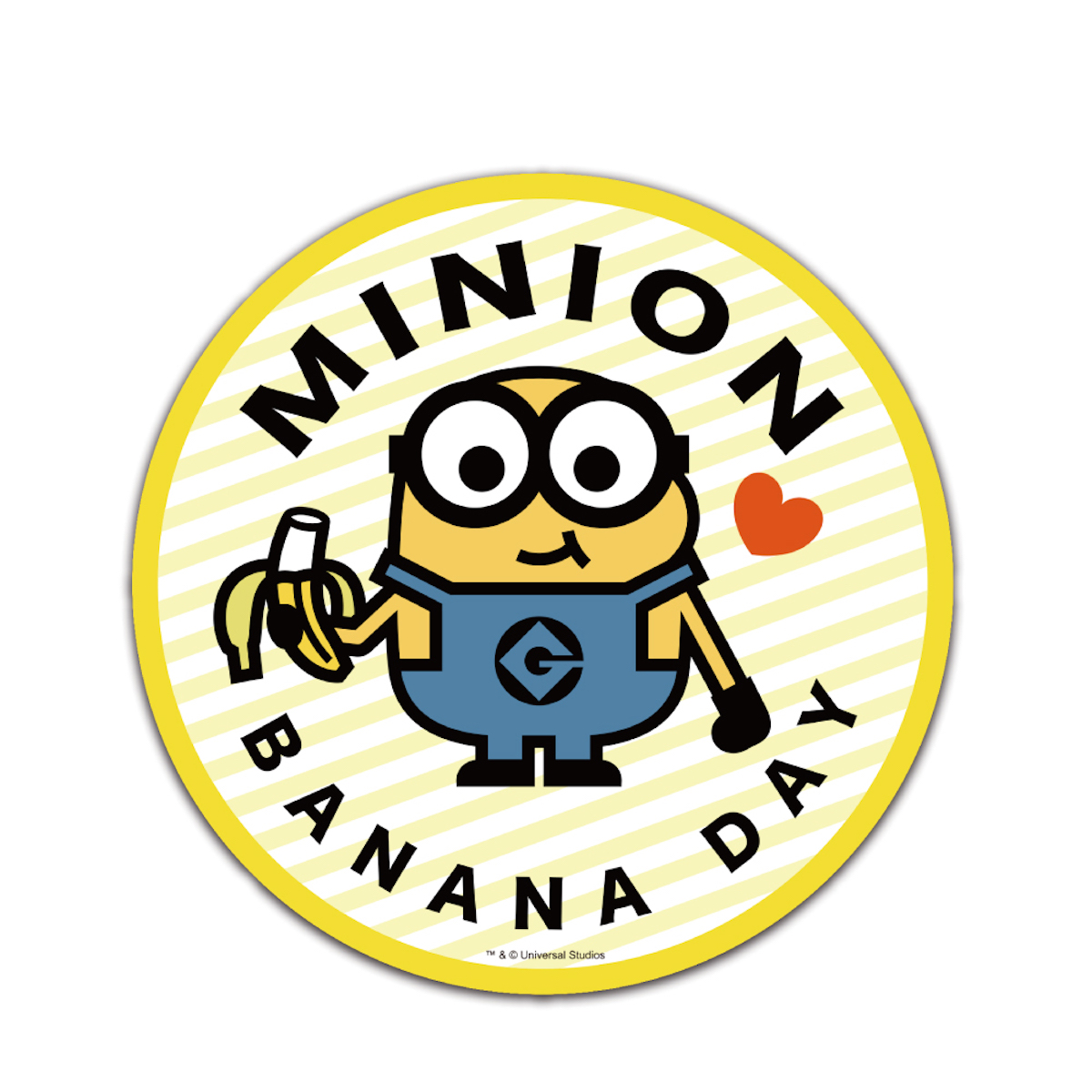 MINION BANANA DAY ダイカットステッカー